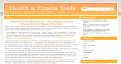 Desktop Screenshot of healthandfitnesstools.com