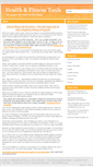 Mobile Screenshot of healthandfitnesstools.com